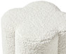 Lycka - Sittpuff, Ø 35 cm - Vit