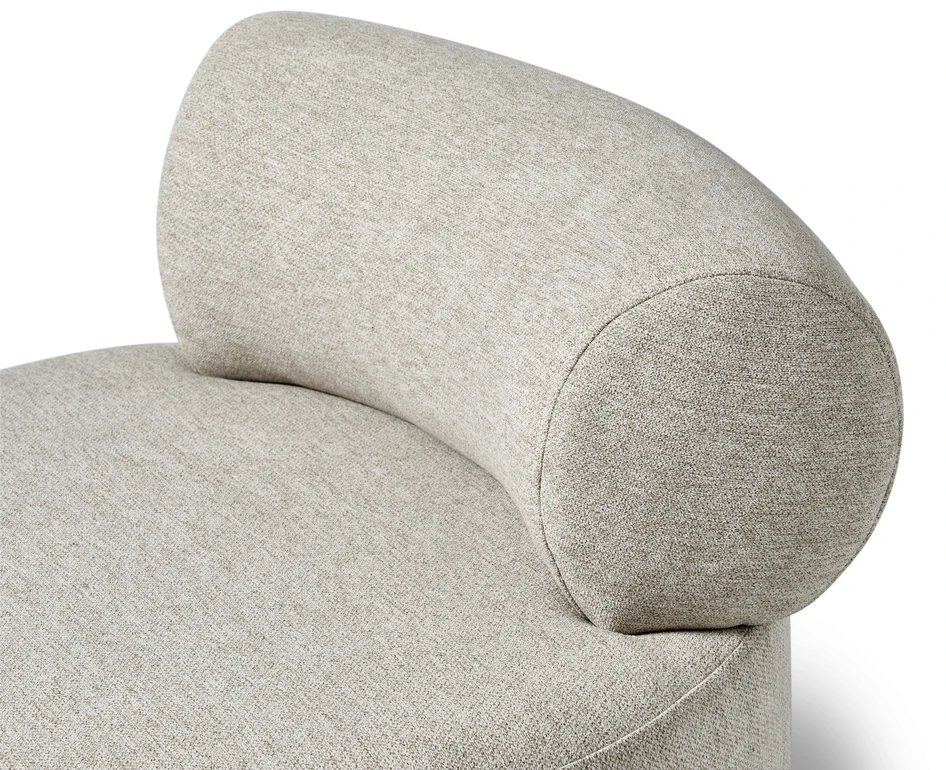 Accent - Puff, Ø 65 cm - Beige