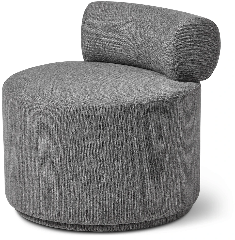 Accent - Puff, Ø 65 cm - Grå