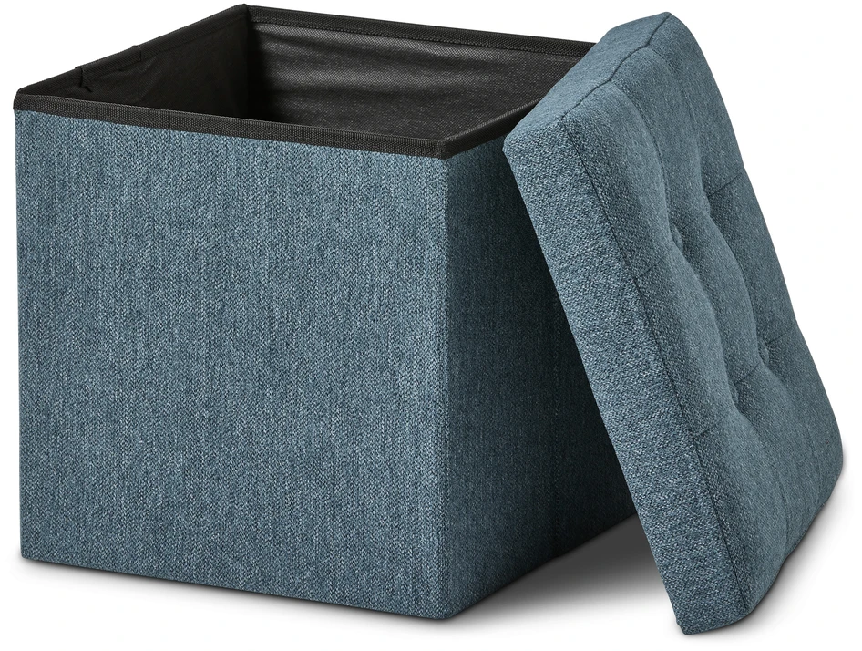 Marja - Sittpall, B 38 cm - Blå