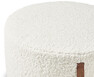Maggio - Sittpuff, Ø 75 cm - Vit