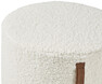 Maggio - Sittpuff, Ø 55 cm - Vit