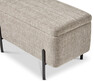 Lionel - Bänk, 80 cm - Beige