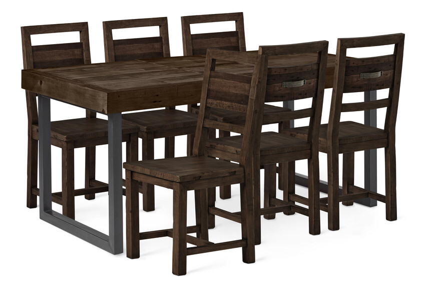 Woodenforge - Matgrupp med 6 stolar Woodenforge - Brun
