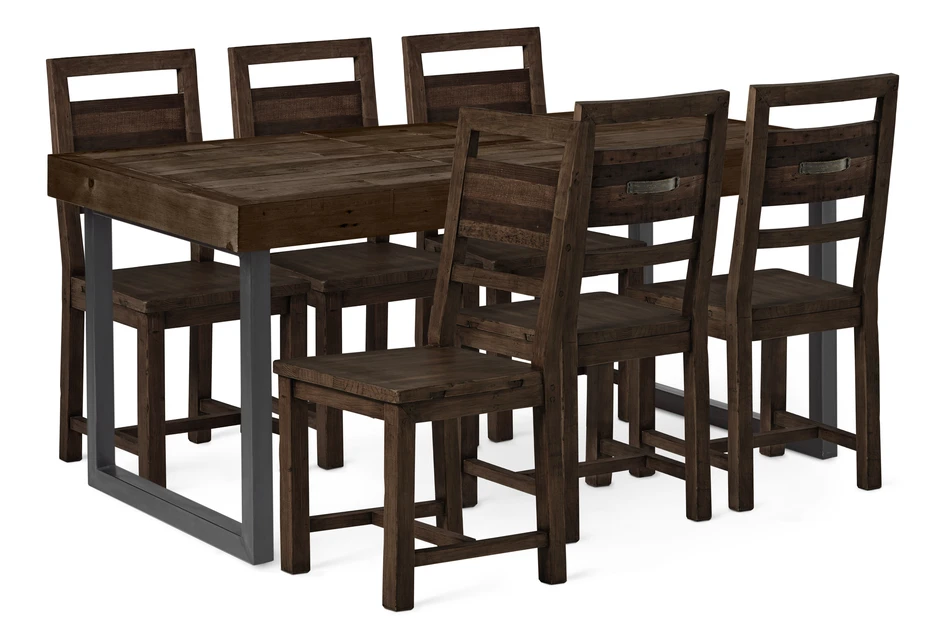 Woodenforge - Matgrupp med 6 stolar Woodenforge - Brun