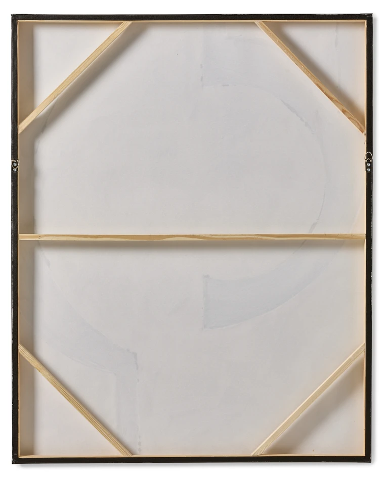 Painting Circles - Tavla, 100x80 cm - Svart
