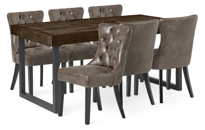 Woodenforge, Matgrupp med 6 stolar Dora