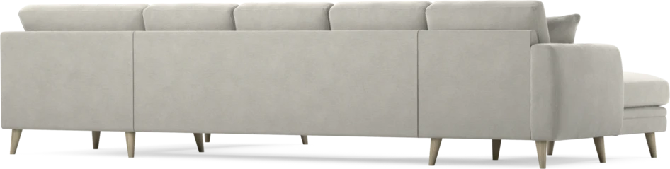 Eden - 3-sits soffa med schäslong vänster och divan höger - Grå