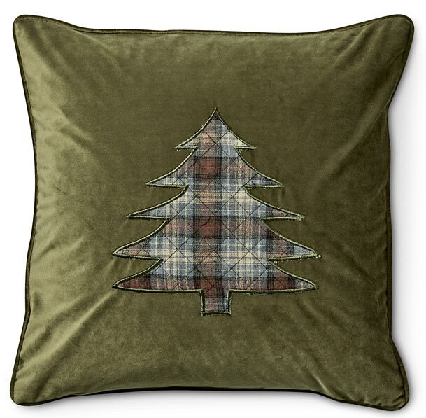 Velvet tree - Kuddfodral, 50x50 cm - Grön