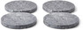 Marmor - Glasunderlägg, Ø 10 cm, 4-pack - Grå