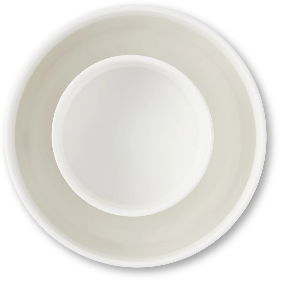Alwa - Serveringsskål, H 10 Ø 21,6 cm - Vit