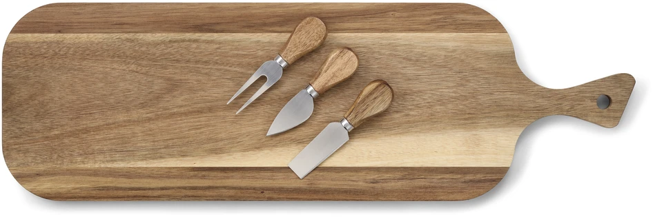 Teja - Skärbräda, 20x63 cm - Brun