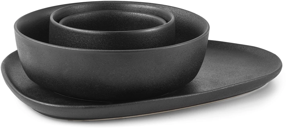 Cast Iron - Serveringsfat, 28x38,2 cm - Svart