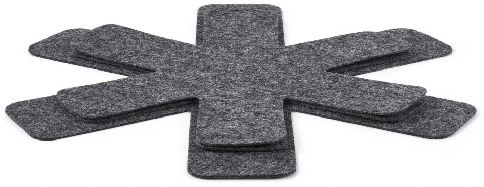 Tabby - Mellanlägg 3-pack, Ø 28-35,5 cm - Grå
