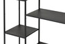 Milio - Hylla, 80x30x165 cm - Svart