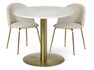 Tiffany - Matgrupp med 2 stolar Kiwi - Beige