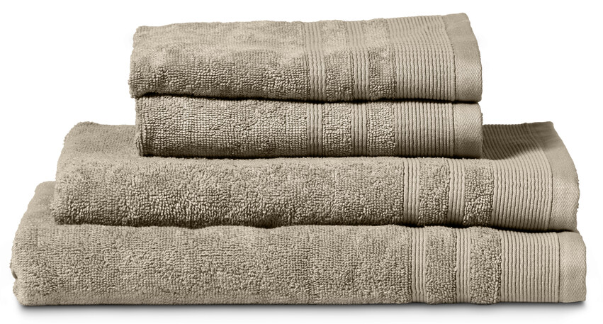 Soft - Handduksset, 2 handdukar 50x70 cm + 2 badhanddukar 70x140 cm - Beige