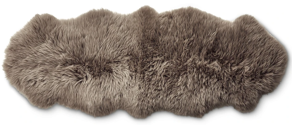 Ossian - Lammskinn, dubbelt - Brun