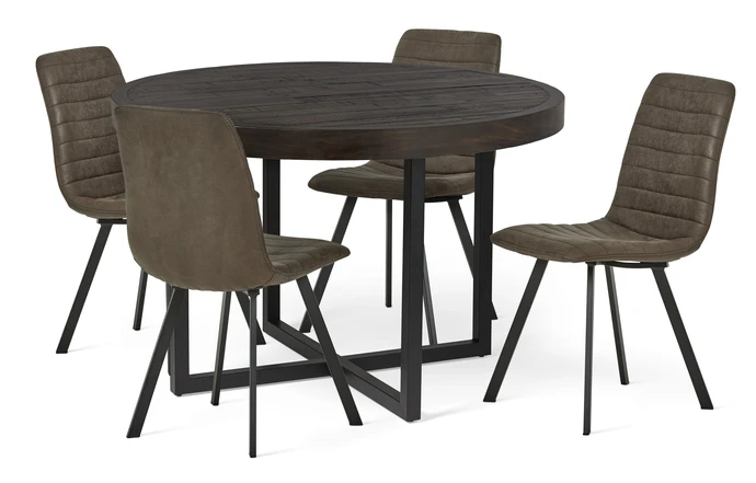 Woodenforge, Matgrupp med 4 stolar Santos