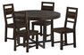Woodenforge - Matgrupp med 4 stolar Woodenforge - Brun