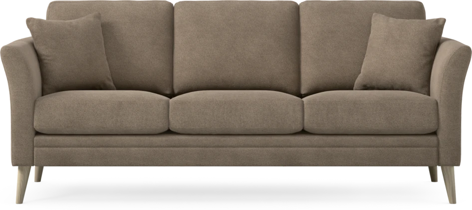 Eden - 3-sits soffa - Brun