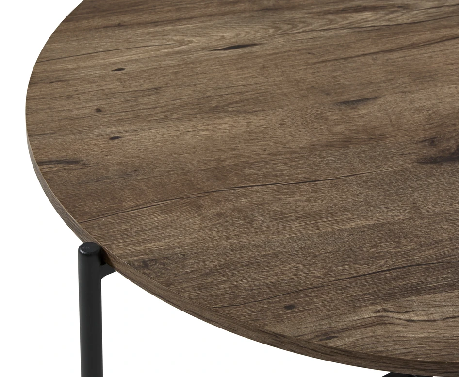Shape - Satsbord, H44 Ø50/ H47 Ø80 cm - Brun