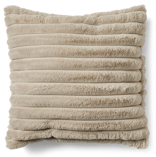 Furly - Prydnadskudde, 45x45 cm - Beige