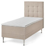 Tempur Promise - Ramsäng, enkelsäng med bäddmadrass - Beige