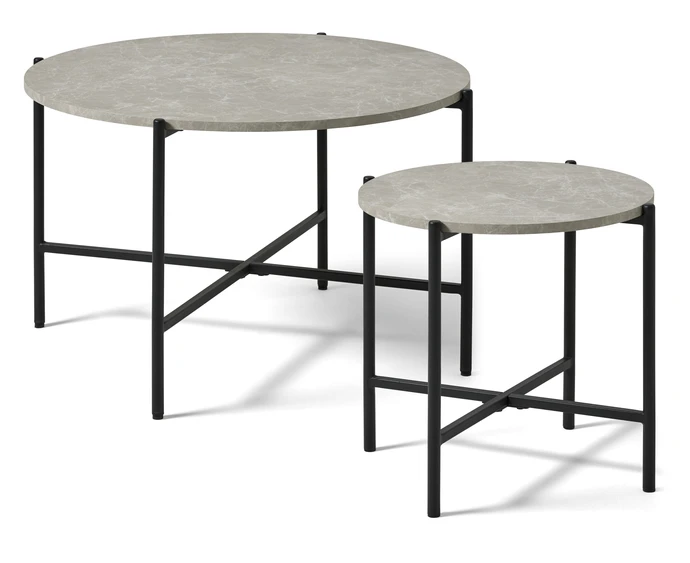 Shape, Satsbord, H44 Ø 50/ H47 Ø 80 cm