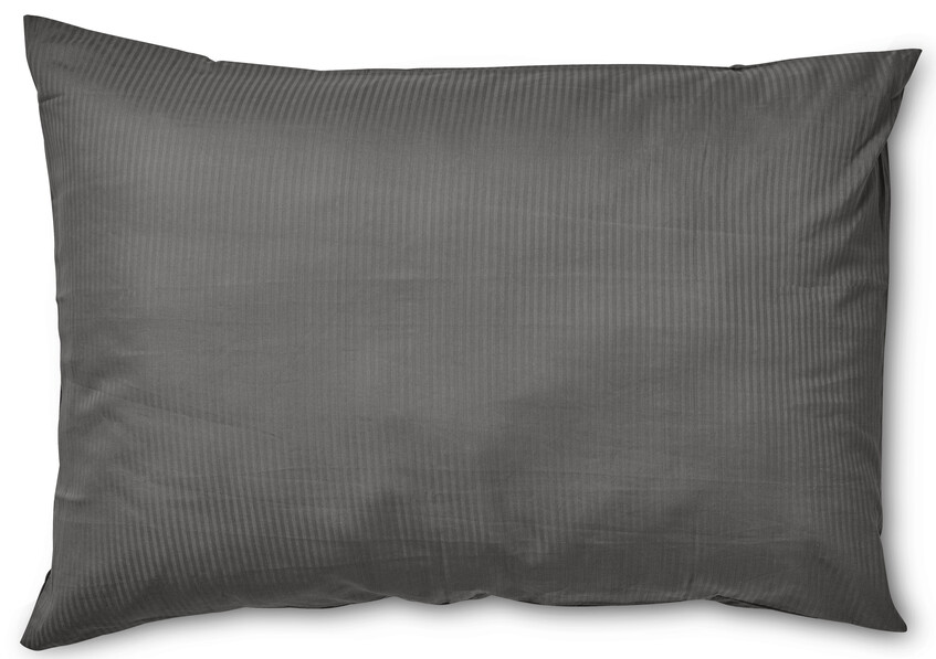 Hampton - Örngott till hotellkudde i bomullssatin, 70x100 cm - Grå