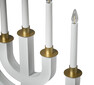 Edith - Adventsljusstake, 33x8x50 cm - Grå