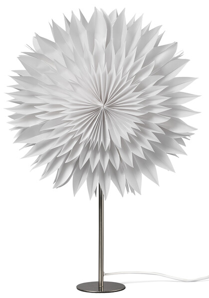 Ofelia - Julstjärna på fot, Ø 40 cm - Vit