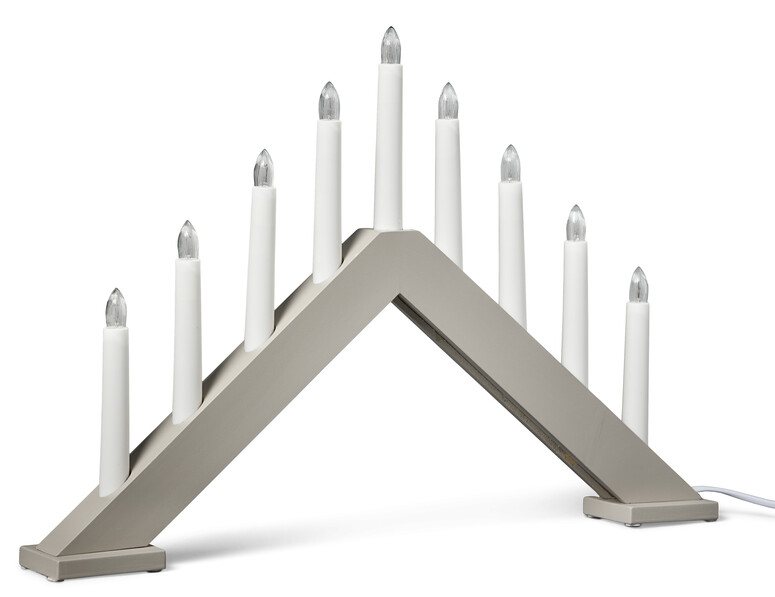 Lilly - Adventsljusstake - Beige