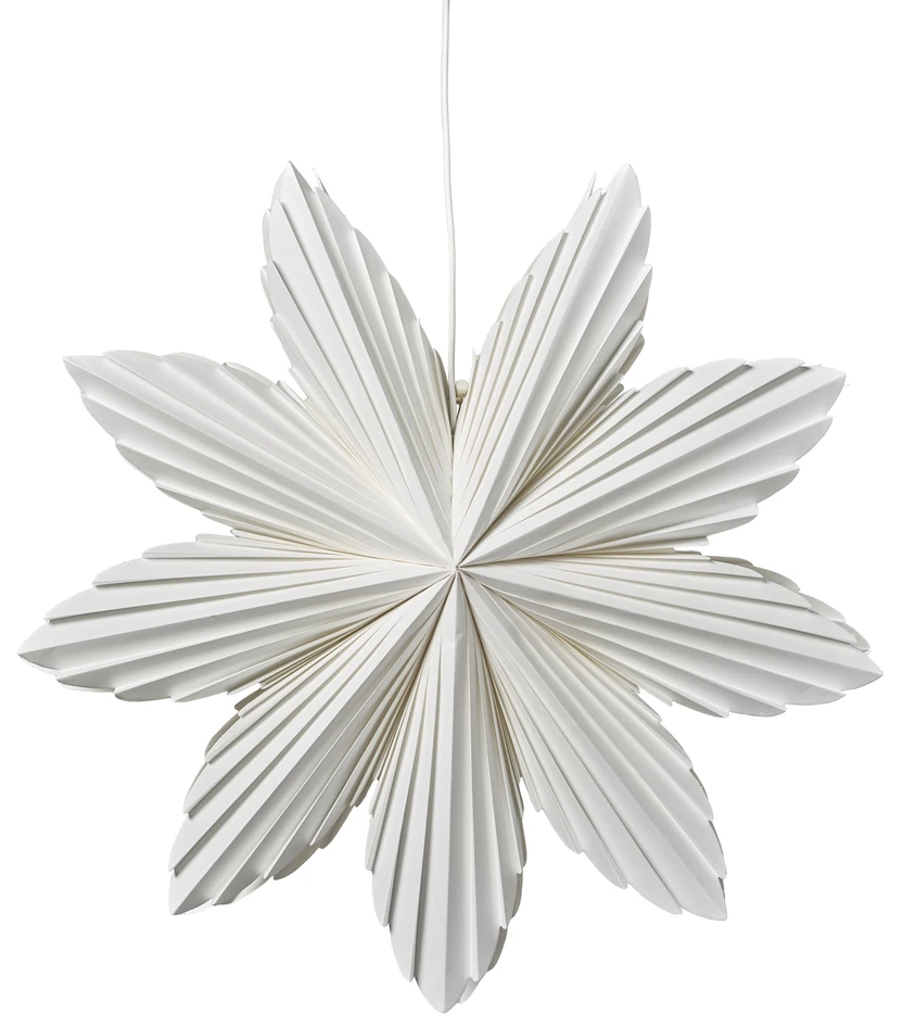 Allie - Julstjärna, Ø 50 cm - Vit