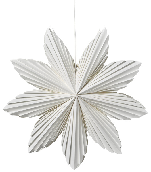 Allie - Julstjärna, Ø 50 cm - Vit