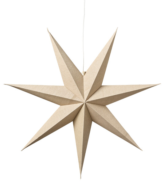 Aina - Julstjärna, Ø 75 cm - Beige