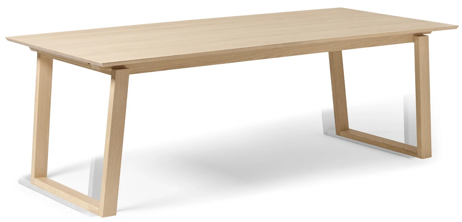 Twin - Matbord, 220/320x100x75 cm - Vit