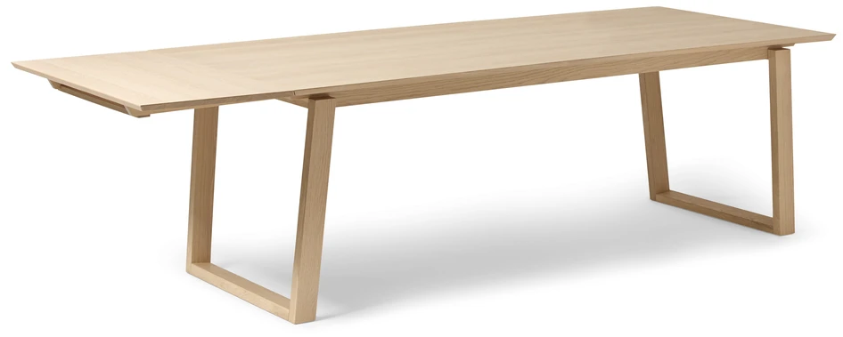 Twin - Matbord, 220/320x100x75 cm - Vit