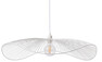 Slokhatten - Taklampa, H18 Ø75 cm - Vit