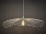 Slokhatten - Taklampa, H18 Ø75 cm - Vit