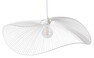 Slokhatten - Taklampa, H18 Ø75 cm - Vit