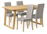 Twin - Matgrupp med 4 stolar Ekenäs - Beige