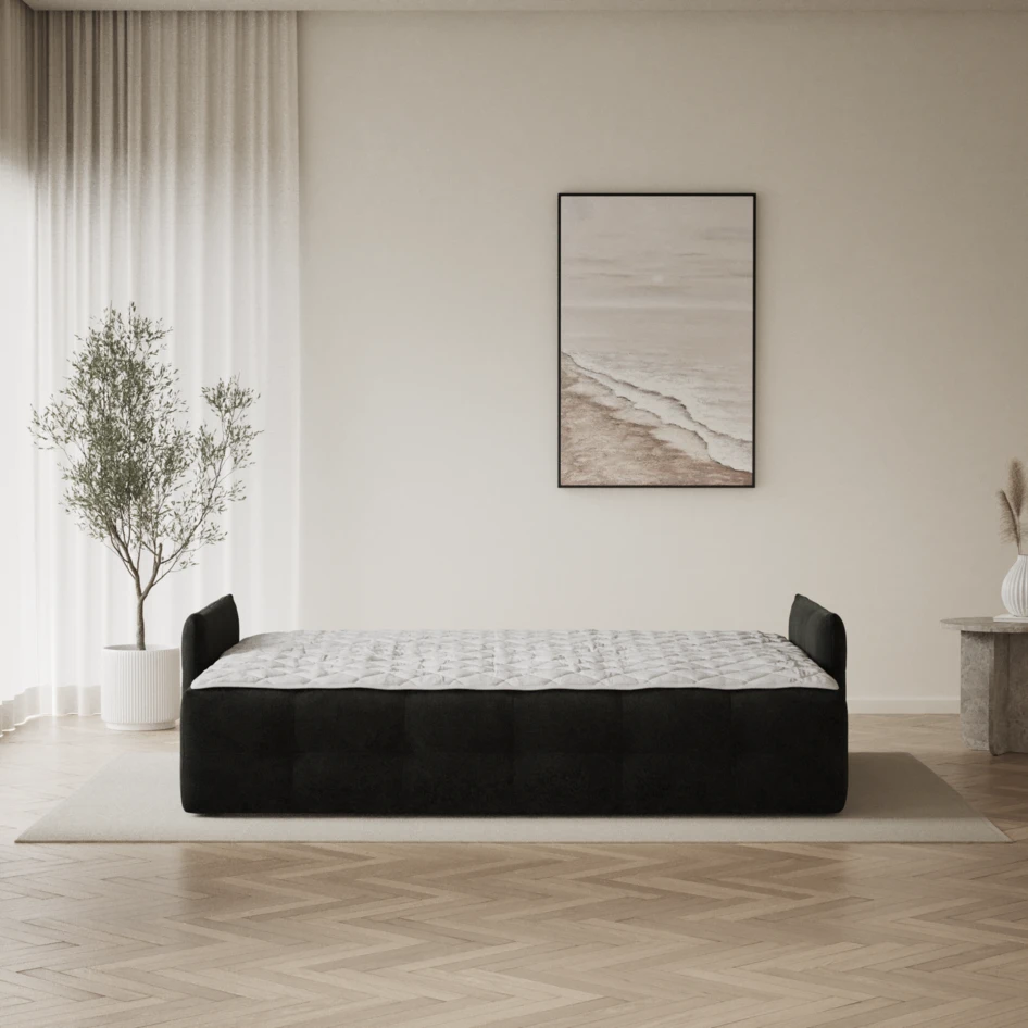 Bella - Bäddsoffa 3-sits - Svart