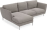Madison Lux - 2-sits soffa med schäslong vänster - Beige