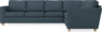 Friday - Hörnsoffa, 3+2-sits - Blå