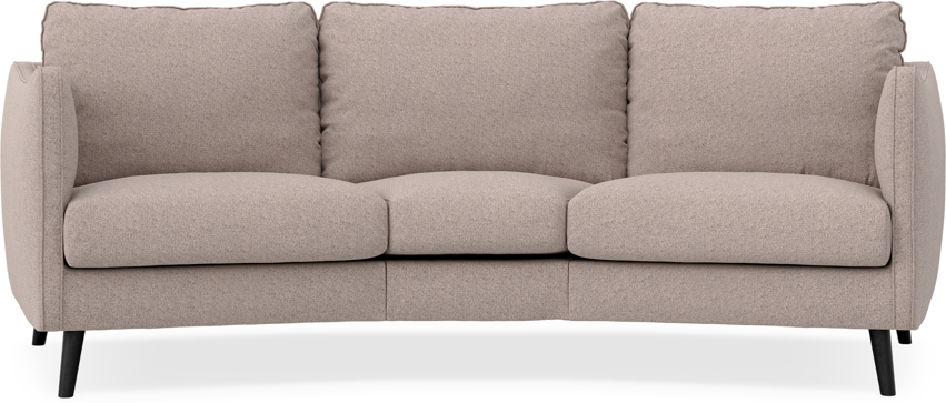 Madison - 3-sits soffa svängd, 70 cm - Beige