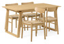 Twin - Matgrupp med 4 stolar Ida - Beige