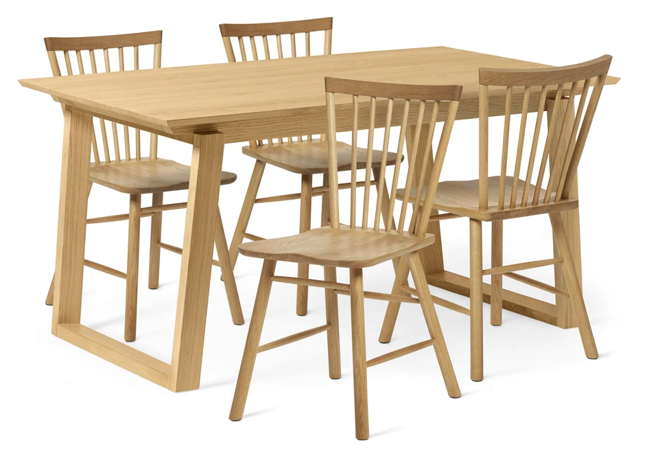 Twin - Matgrupp med 4 stolar Vista - Beige