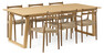 Twin - Matgrupp med 6 karmstolar Ines - Beige