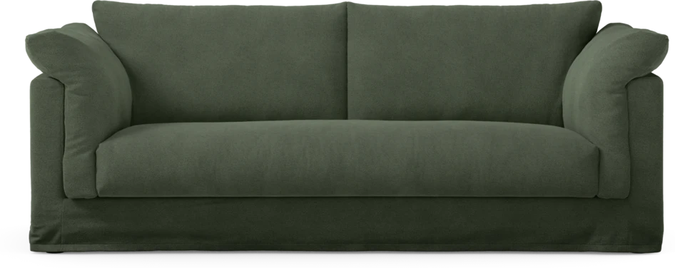 Cherrie Klädsel - Klädsel till 2,5-sits soffa, hel dyna - Grön